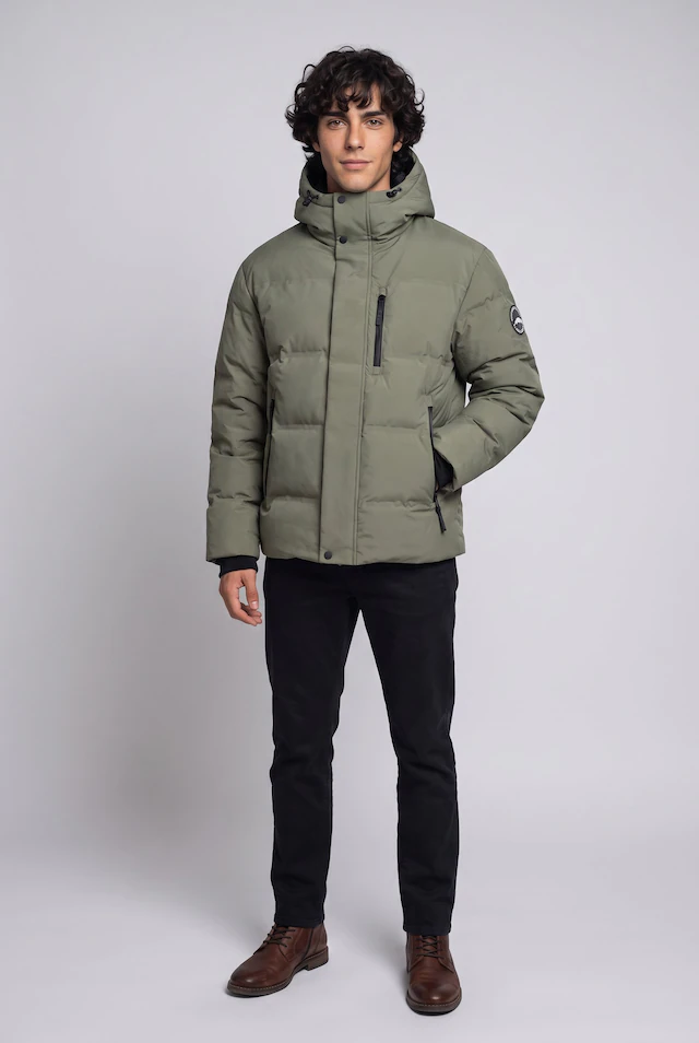 Jack & Jones Steppjacke »JCOTRACE ALPHA PUFFER JACKET« mit Kapuze Kunstfaser, regular fit