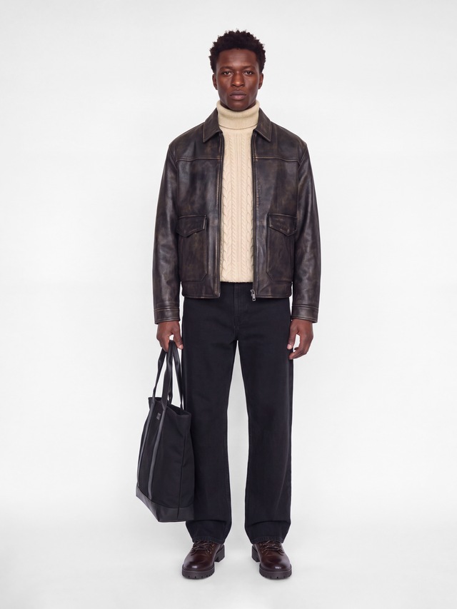 Jack & Jones Rollkragenpullover »JPRBLUCALLUM CABLE KNIT ROLL NECK« Materialmix, regular fit