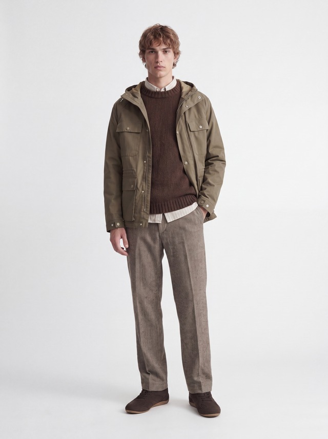 Jack & Jones Rundhalspullover »JORSALAMANCO KNIT CREW NECK« Materialmix, regular fit