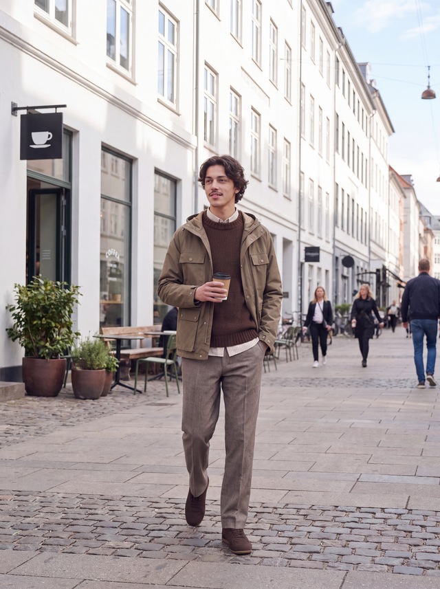 Jack & Jones Rundhalspullover »JORSALAMANCO KNIT CREW NECK« Materialmix, regular fit