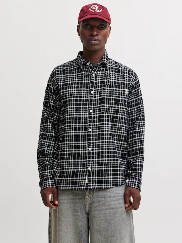 Jack & Jones Langarmhemd »JORFREDERIKSBERG FLANNEL SHIRT L/S« Baumwolle, regular fit