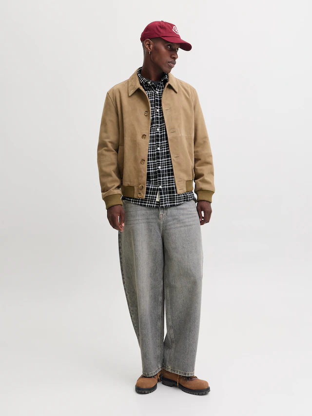 Jack & Jones Langarmhemd »JORFREDERIKSBERG FLANNEL SHIRT L/S« Baumwolle, regular fit