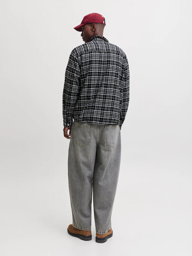 Jack & Jones Langarmhemd »JORFREDERIKSBERG FLANNEL SHIRT L/S« Baumwolle, regular fit