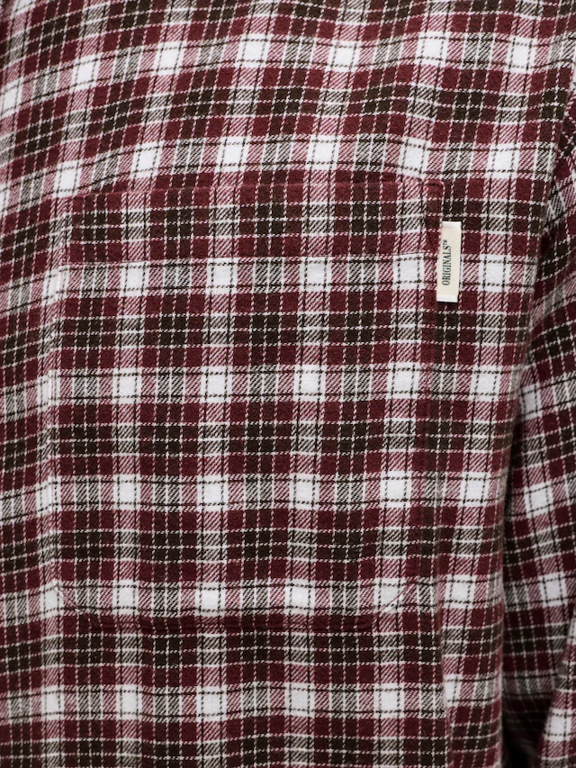 Jack & Jones Langarmhemd »JORFREDERIKSBERG FLANNEL SHIRT L/S« Baumwolle, regular fit