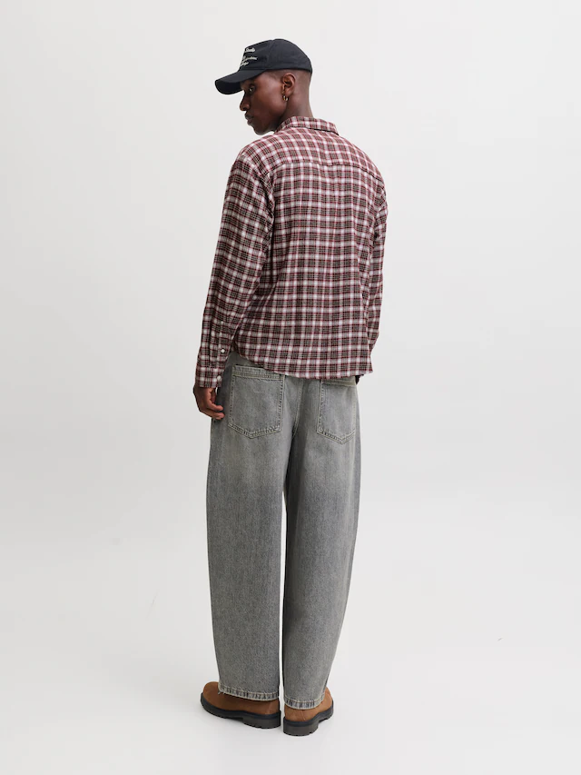 Jack & Jones Langarmhemd »JORFREDERIKSBERG FLANNEL SHIRT L/S« Baumwolle, regular fit