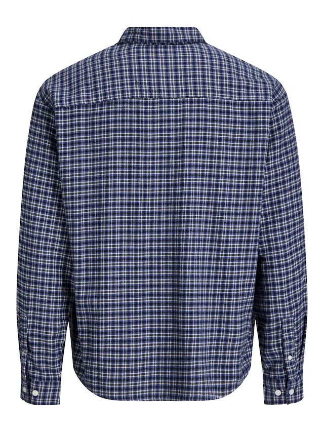 Jack & Jones Langarmhemd »JORFREDERIKSBERG FLANNEL SHIRT L/S« Baumwolle, regular fit