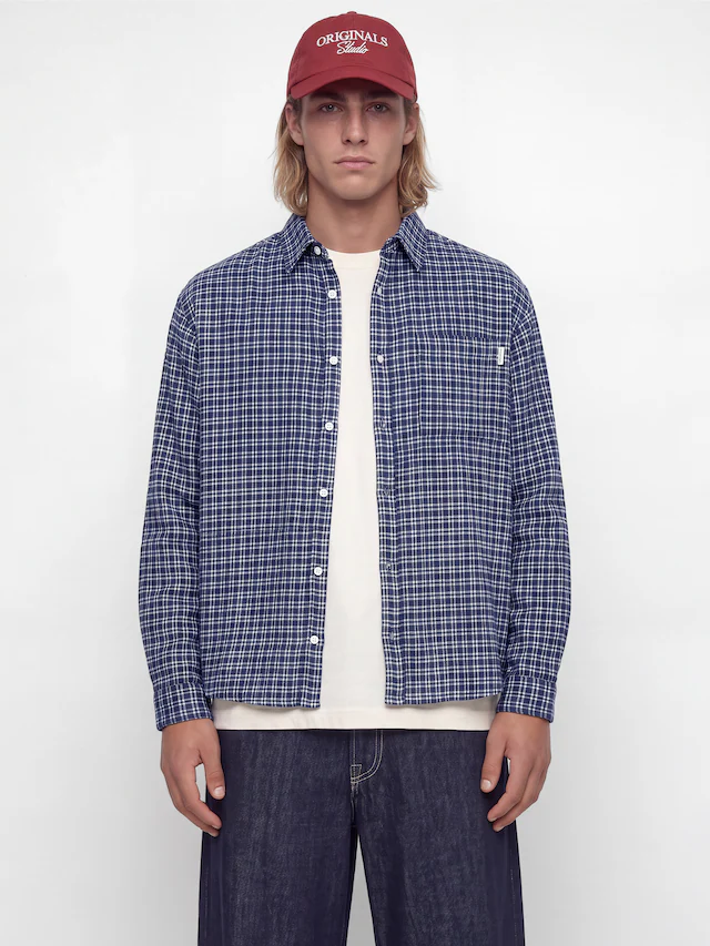 Jack & Jones Langarmhemd »JORFREDERIKSBERG FLANNEL SHIRT L/S« Baumwolle, regular fit