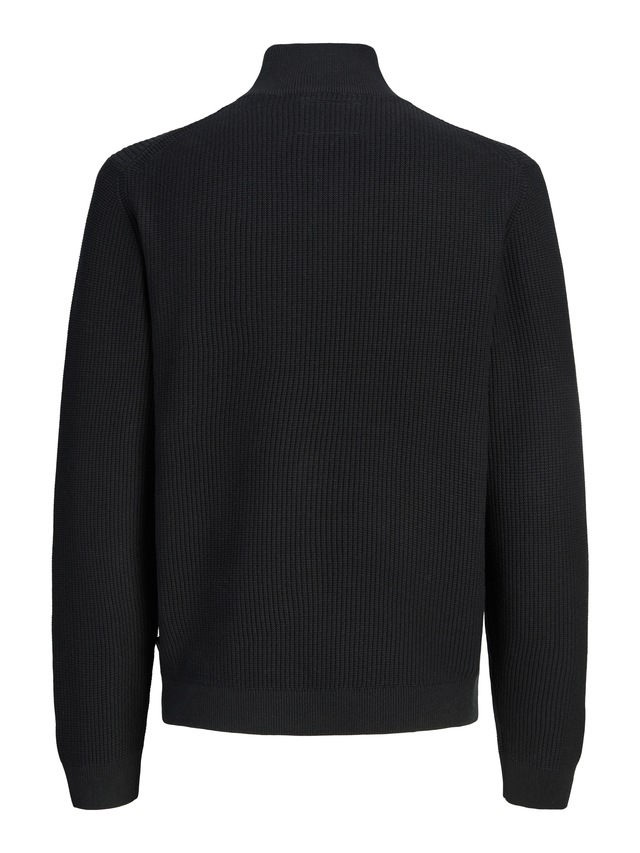 Jack & Jones Troyer »JPRBLACONNOR KNIT HALF ZIP« Baumwolle, regular fit