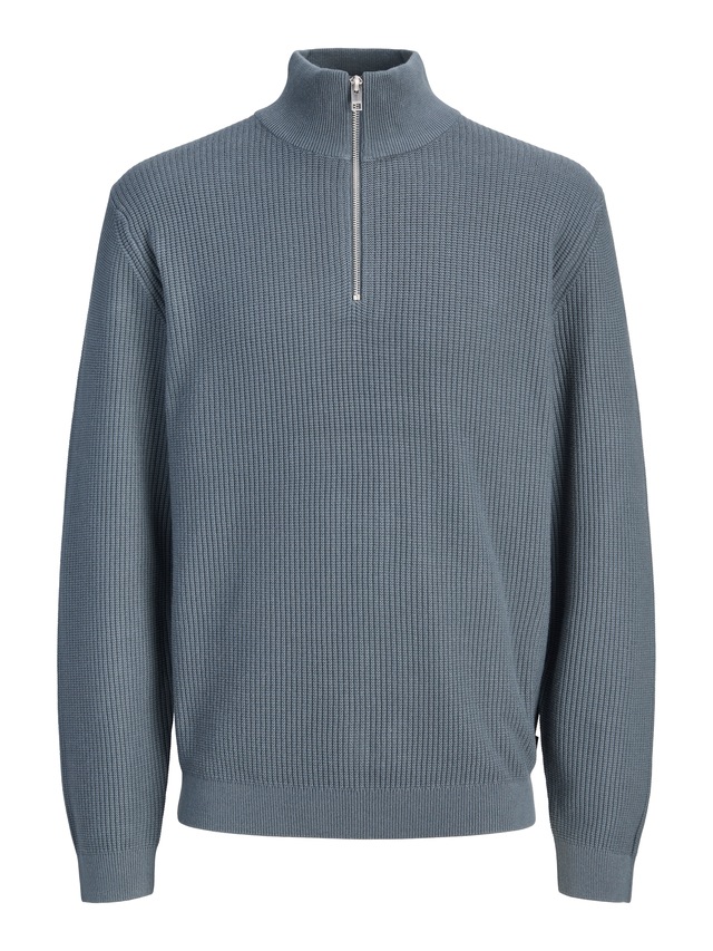 Jack & Jones Troyer »JPRBLACONNOR KNIT HALF ZIP« Baumwolle, regular fit