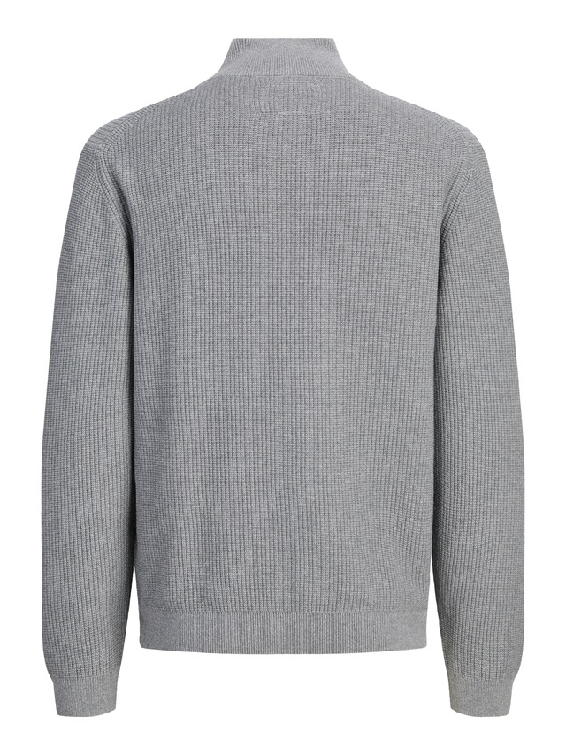 Jack & Jones Troyer »JPRBLACONNOR KNIT HALF ZIP« Baumwolle, regular fit