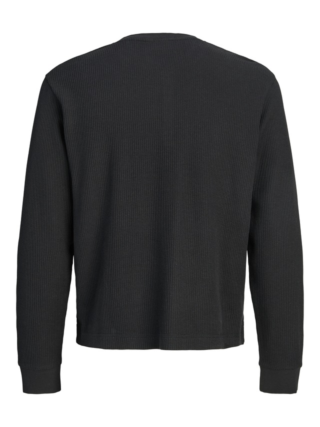 Jack & Jones Langarmshirt »JORCHAMBERI HENLEY LS TEE« Baumwollmischung, regular fit