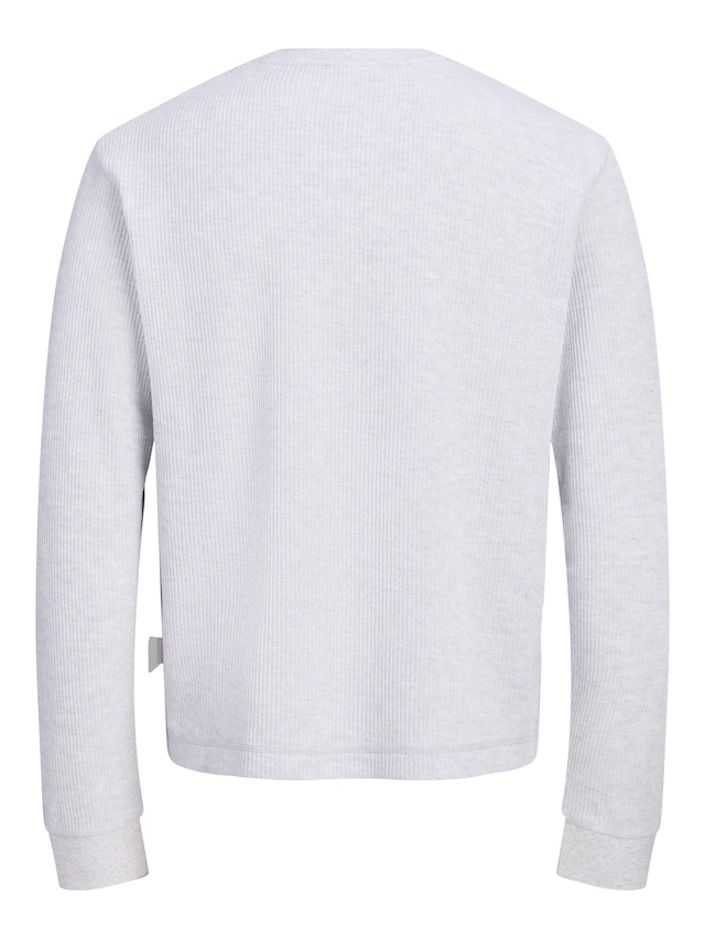 Jack & Jones Langarmshirt »JORCHAMBERI HENLEY LS TEE« Baumwollmischung, regular fit