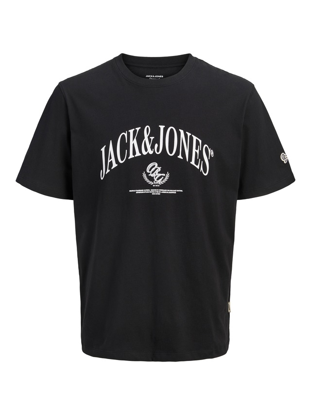 Jack & Jones Rundhalsshirt »JORFREDERIKSBERG BOLD BRANDING TEE SS CN« Baumwolle, regular fit