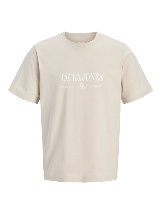 Jack & Jones T-Shirt »JORFREDERIKSBERG BRANDING TEE SS CN FST« Baumwolle, regular fit