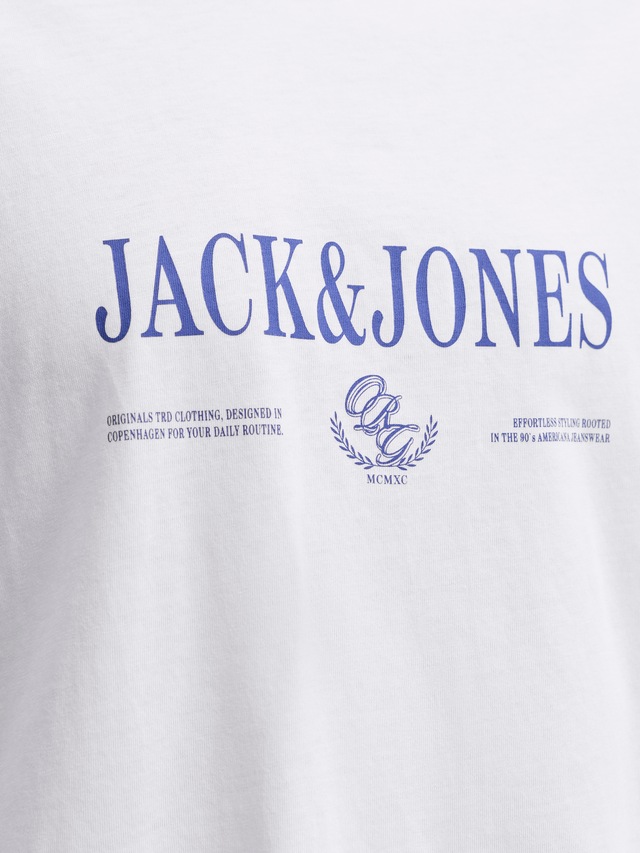 Jack & Jones T-Shirt »JORFREDERIKSBERG BRANDING TEE SS CN FST« Baumwolle, regular fit