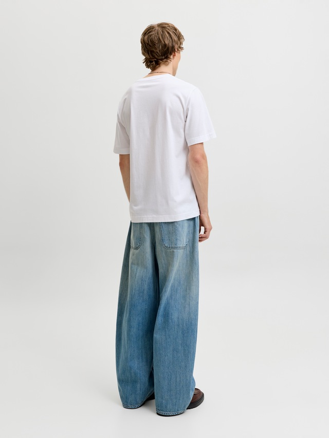 Jack & Jones T-Shirt »JORFREDERIKSBERG BRANDING TEE SS CN FST« Baumwolle, regular fit