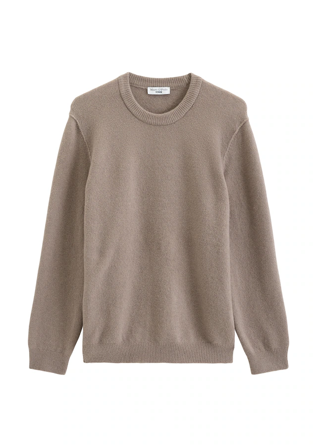 Marc O'Polo DENIM Rundhalspullover regular aus weichem Schurwoll-Mix