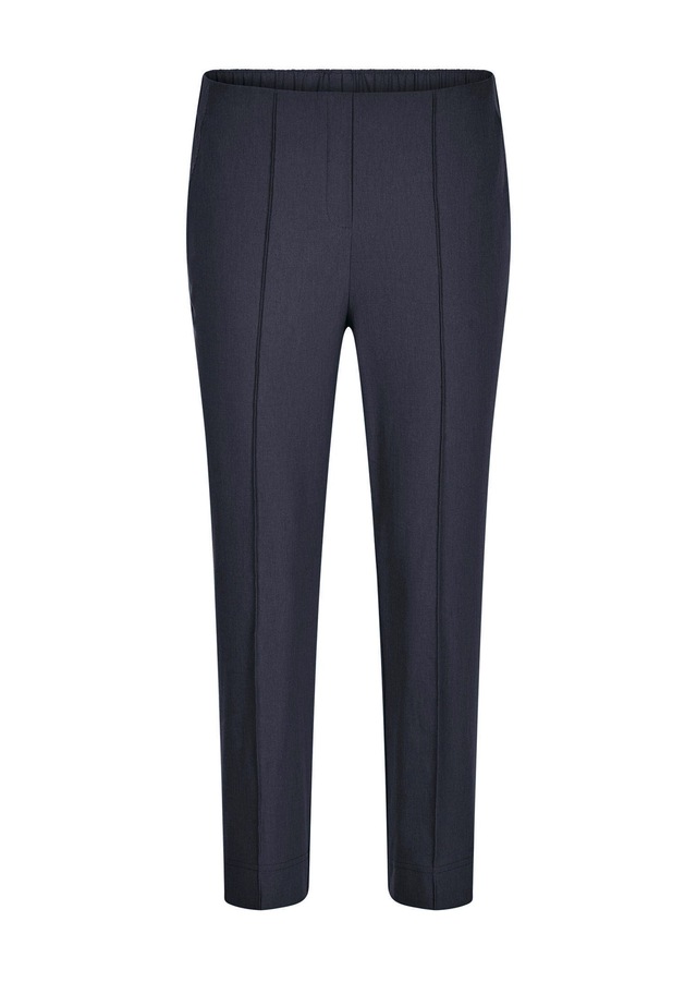 GOLDNER Stretch-Hose »Kurzgröße Elegante 7/8-Hose mit Biesen« kleiner Schlitz am Beinabschluß