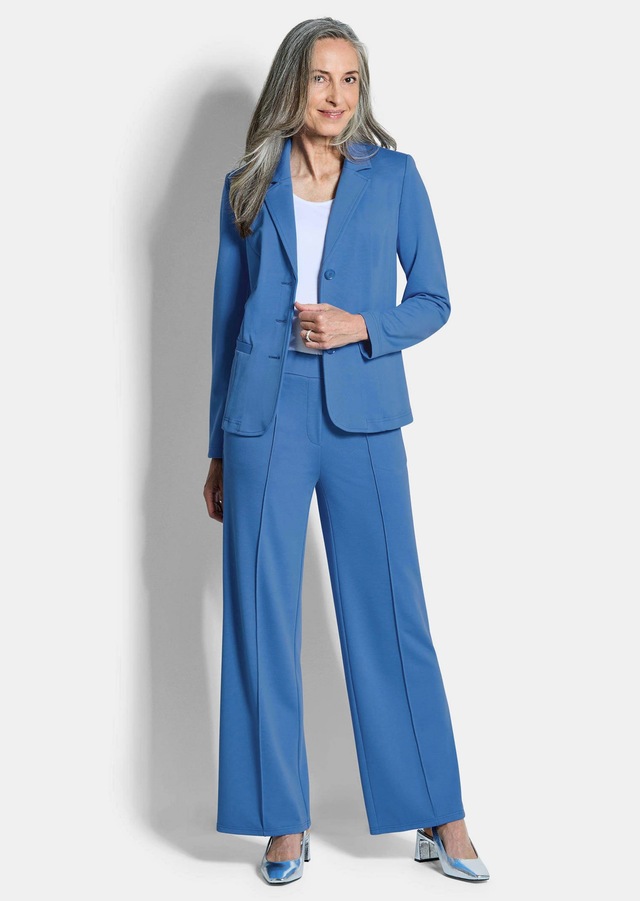 GOLDNER Stoffhose »Jersey-Hose mit Biesen« seitliche Eingriffstaschen