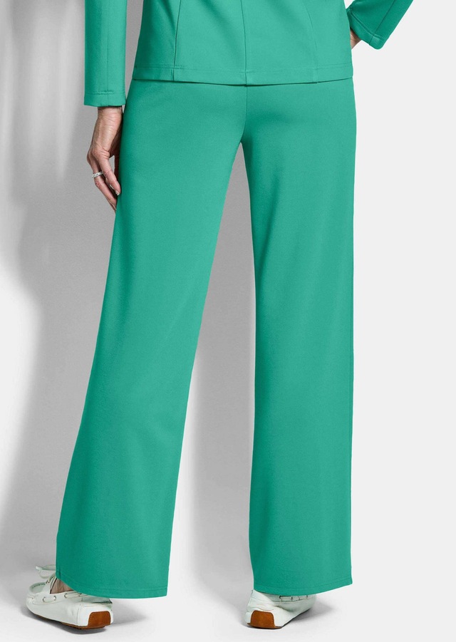 GOLDNER Stoffhose »Jersey-Hose mit Biesen« seitliche Eingriffstaschen