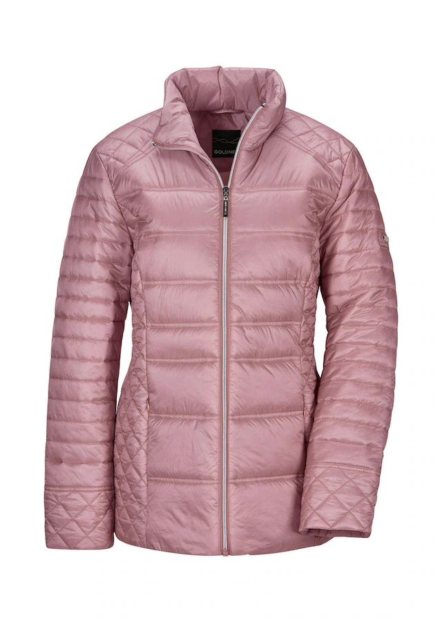 GOLDNER Steppjacke »Übergangsjacke mit Muster-Mix« RV Taschen