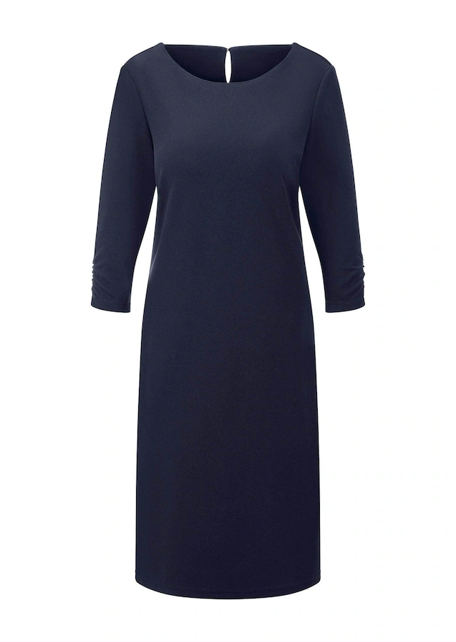 GOLDNER Etuikleid »Kurzgröße Jerseykleid mit Krepp-Qualität« seitliche Nahttaschen
