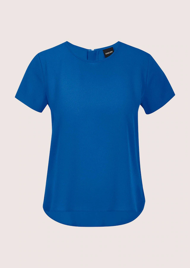MADELEINE Shirtbluse »Blusenshirt Sommerbluse mit Reißverschluss« Reißverschluss am Rücken