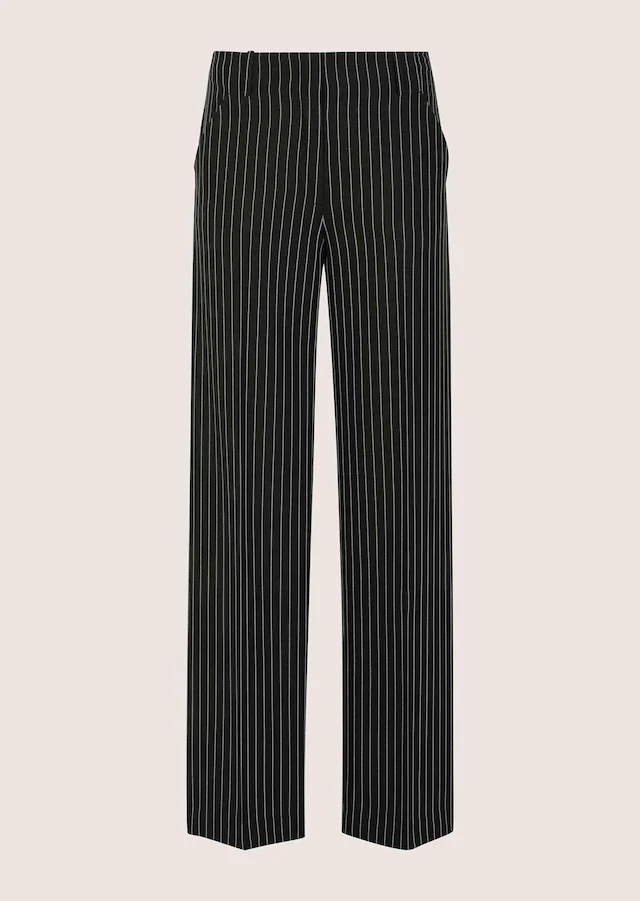MADELEINE Stoffhose »Jerseyhose Bügelfaltenhose mit Nadelstreifen« Weite, bundlose Nadelstreifenhose