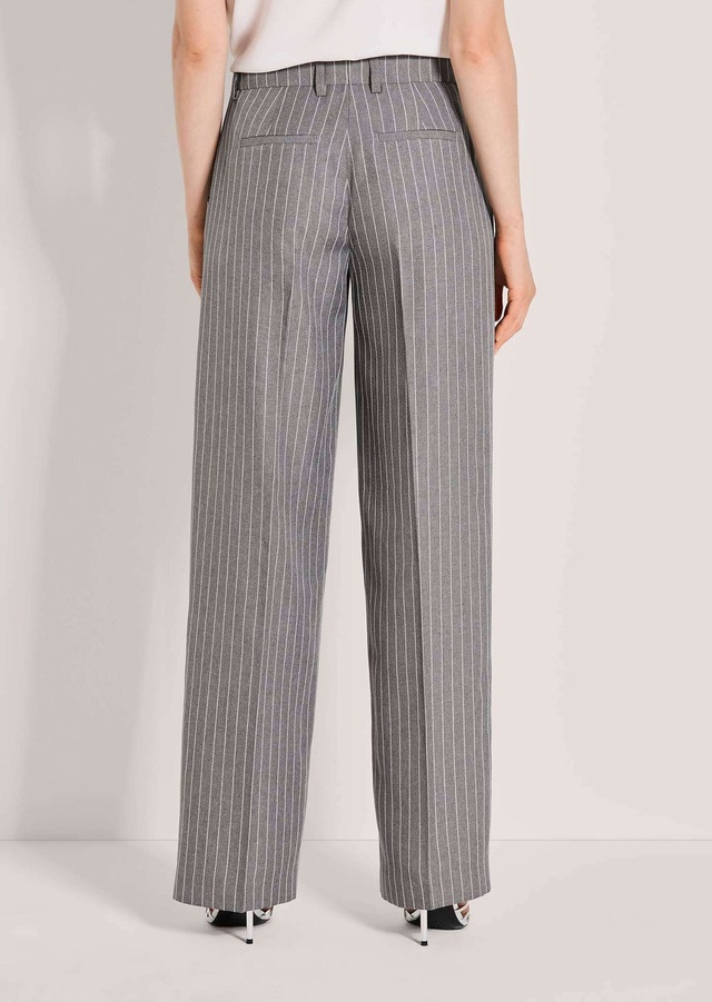 MADELEINE Stoffhose »Jerseyhose Bügelfaltenhose mit Nadelstreifen« Weite, bundlose Nadelstreifenhose