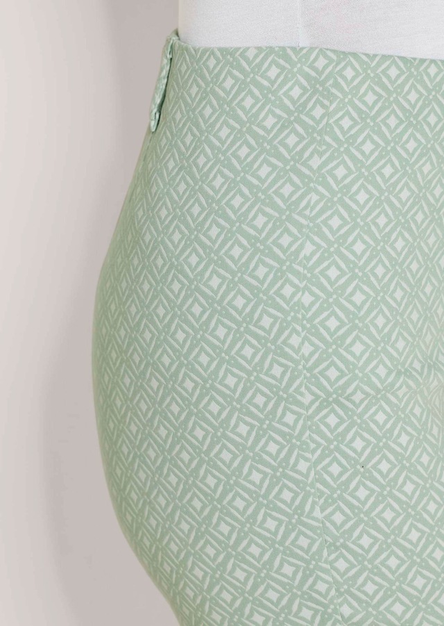 MADELEINE »Jerseyhose Jacquardhose mit grafischem Muster« Jacquardhose mit elastischem Bund