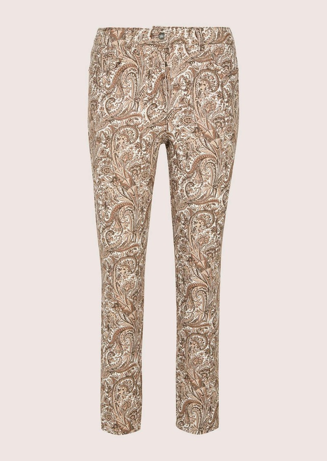 MADELEINE Chinos »Druckhose Jerseyhose mit Paisley-Muster« Paisley-Druckhose