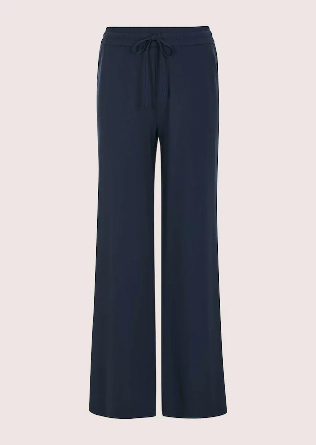 MADELEINE Jerseyhose »Jerseyhose Schlupfhose mit Tunnelzug« Jerseyhose mit weitem Bein