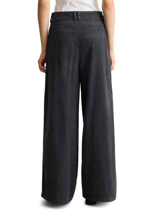 Marc O'Polo DENIM Cordhose Bundfalten, wide aus Organic Cotton