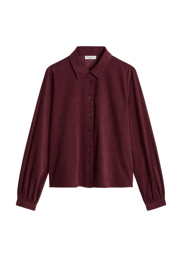 Marc O'Polo DENIM Hemdbluse aus reiner Bio-Baumwolle, Rückenpasse