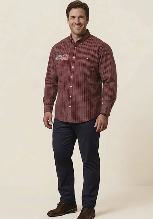 Man's World Plus Karohemd »im lässigen Freizeit-Look mit modernem Charakter« Komfortabel geschnitten und vielseitig kombinierbar