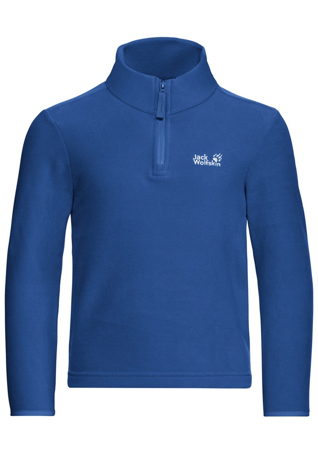 Jack Wolfskin Stehkragenpullover »TAUNUS 100 HZ K« Kinder-Fleecepullover, Halfzip-Reißverschluss, Stehkragen