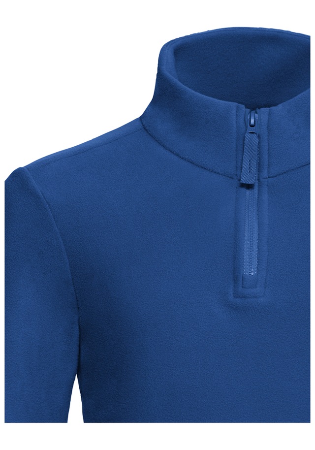 Jack Wolfskin Stehkragenpullover »TAUNUS 100 HZ K« Kinder-Fleecepullover, Halfzip-Reißverschluss, Stehkragen
