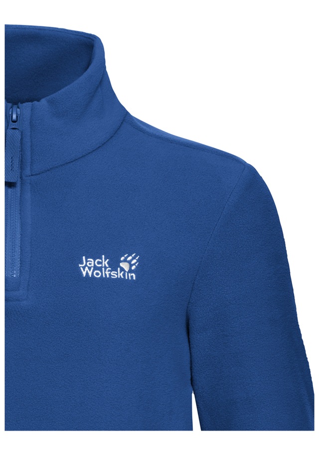 Jack Wolfskin Stehkragenpullover »TAUNUS 100 HZ K« Kinder-Fleecepullover, Halfzip-Reißverschluss, Stehkragen