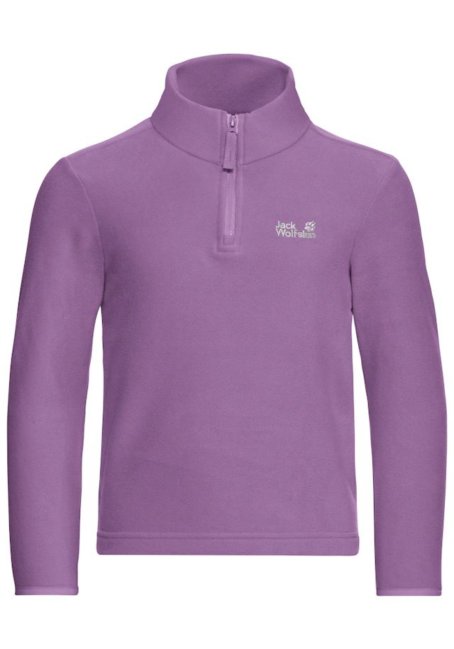 Jack Wolfskin Stehkragenpullover »TAUNUS 100 HZ K« Kinder-Fleecepullover, Halfzip-Reißverschluss, Stehkragen