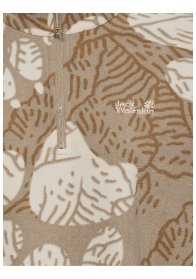 Jack Wolfskin Stehkragenpullover »PAW ERA 100 PRINT HZ W« Fleecepullover, weich, komfortabel