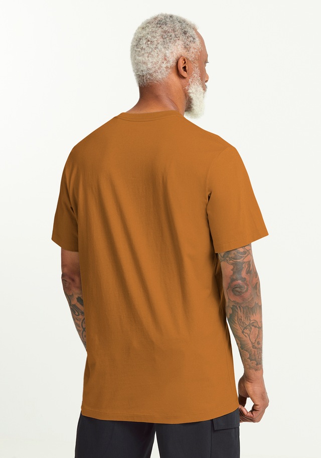 Jack Wolfskin T-Shirt »BRAND T M« T-Shirt aus Bio-Baumwolle, hoher Tragekomfort, großer Logo-Aufdruck