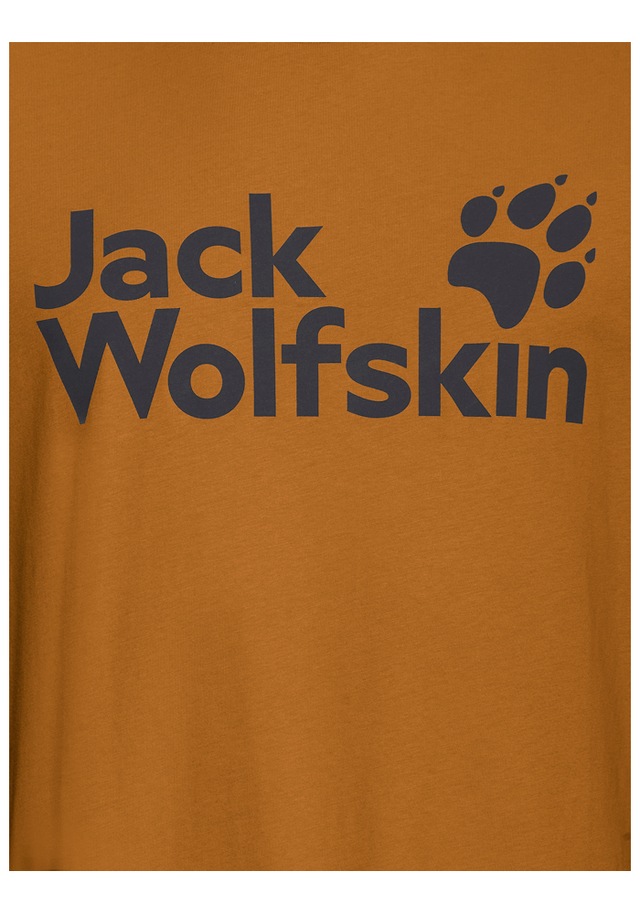 Jack Wolfskin T-Shirt »BRAND T M« T-Shirt aus Bio-Baumwolle, hoher Tragekomfort, großer Logo-Aufdruck