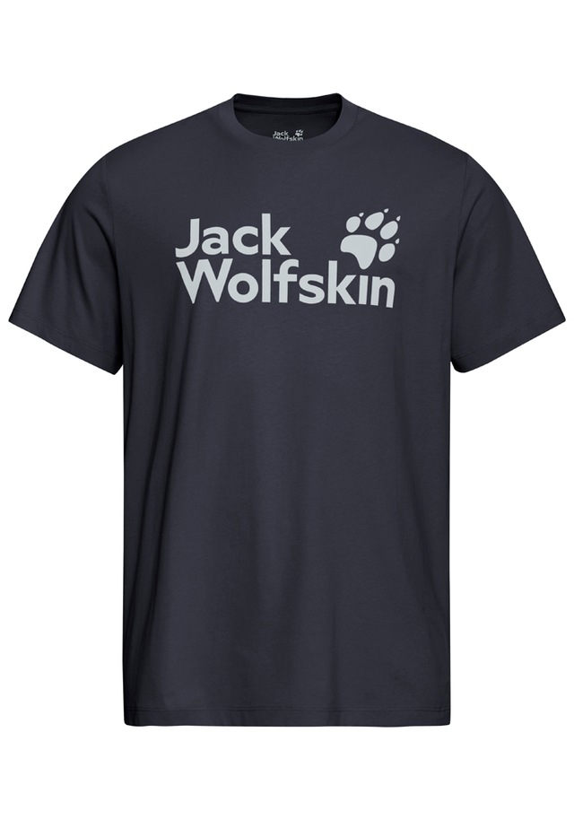 Jack Wolfskin T-Shirt »BRAND T M« T-Shirt aus Bio-Baumwolle, hoher Tragekomfort, großer Logo-Aufdruck