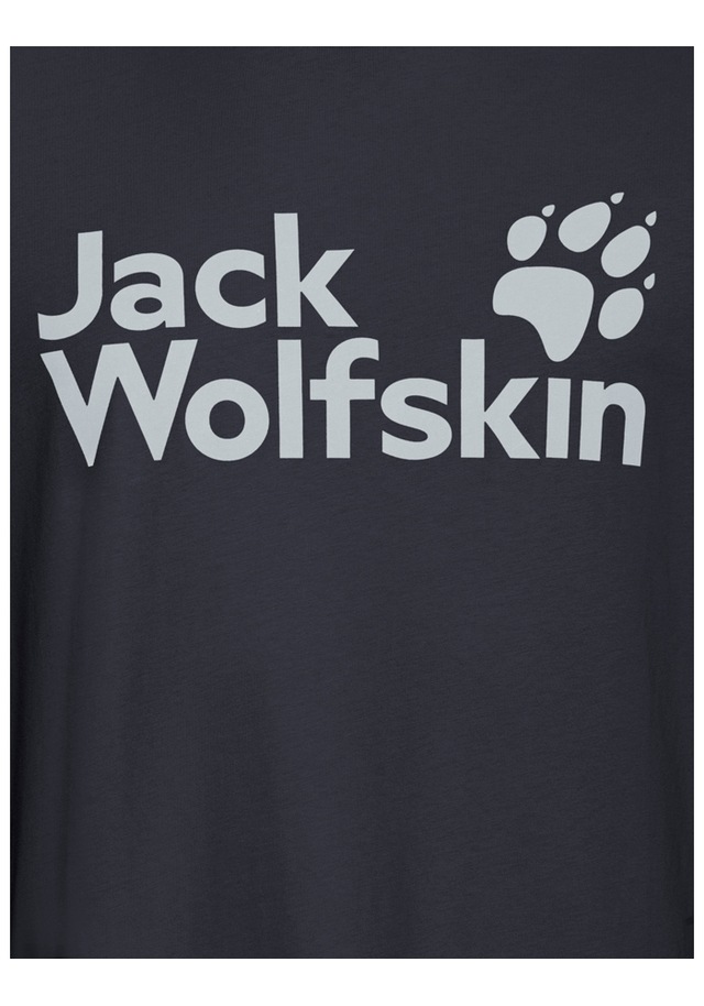 Jack Wolfskin T-Shirt »BRAND T M« T-Shirt aus Bio-Baumwolle, hoher Tragekomfort, großer Logo-Aufdruck