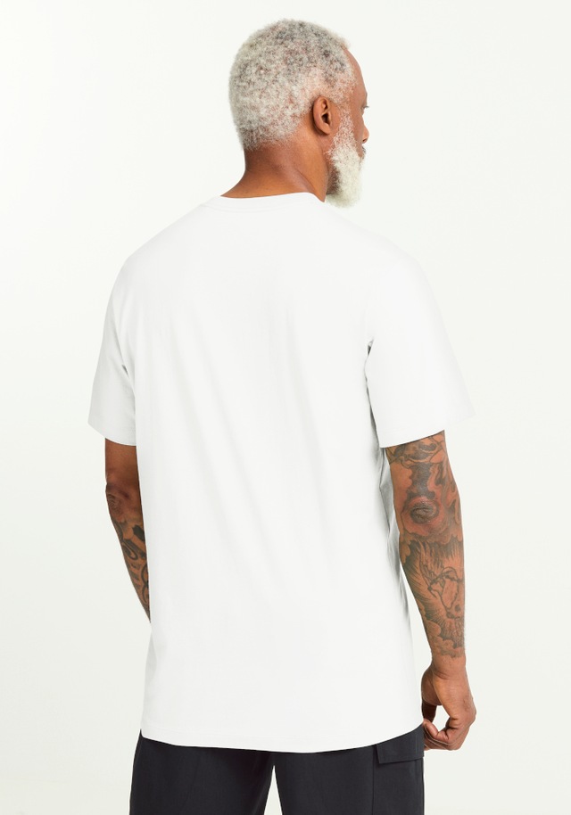 Jack Wolfskin T-Shirt »BRAND T M« T-Shirt aus Bio-Baumwolle, hoher Tragekomfort, großer Logo-Aufdruck