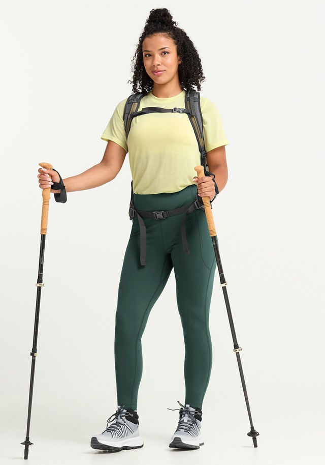 Jack Wolfskin Funktionstights »WILDSTRIDE TIGHTS W« Sporthose, eng anliegend, atmungsaktiv