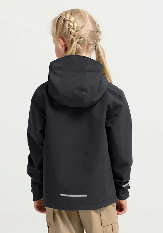 Jack Wolfskin Outdoorjacke »HAZE 2L JKT K« mit Kapuze für Kinder, mit TEXAPORE CORE Technologie, wasserdicht, winddicht