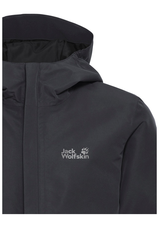 Jack Wolfskin Outdoorjacke »HAZE 2L JKT K« mit Kapuze für Kinder, mit TEXAPORE CORE Technologie, wasserdicht, winddicht