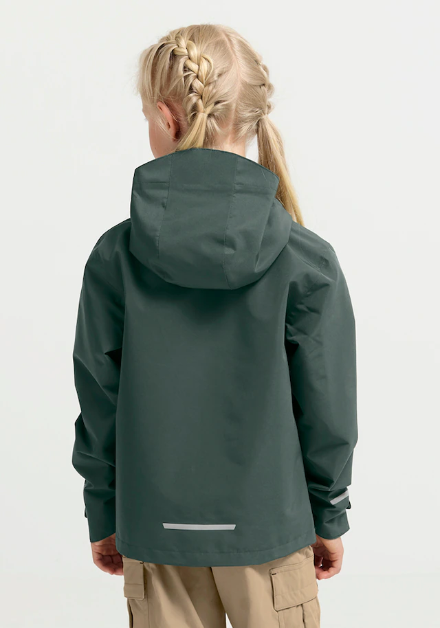 Jack Wolfskin Outdoorjacke »HAZE 2L JKT K« mit Kapuze für Kinder, mit TEXAPORE CORE Technologie, wasserdicht, winddicht