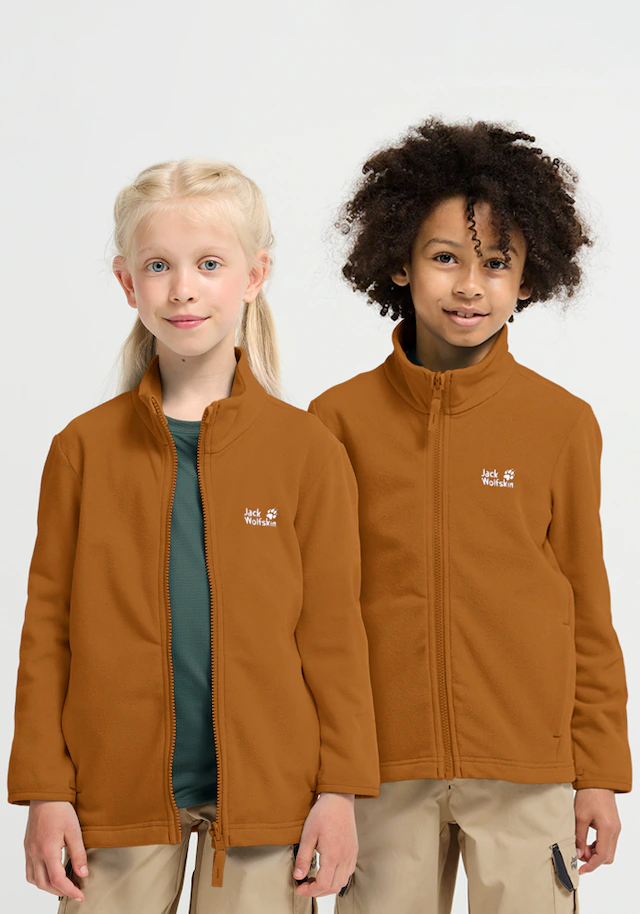 Jack Wolfskin Fleecejacke »TAUNUS 100 FZ K« Kinder, mit 3-in-1 System-Kompatibilität